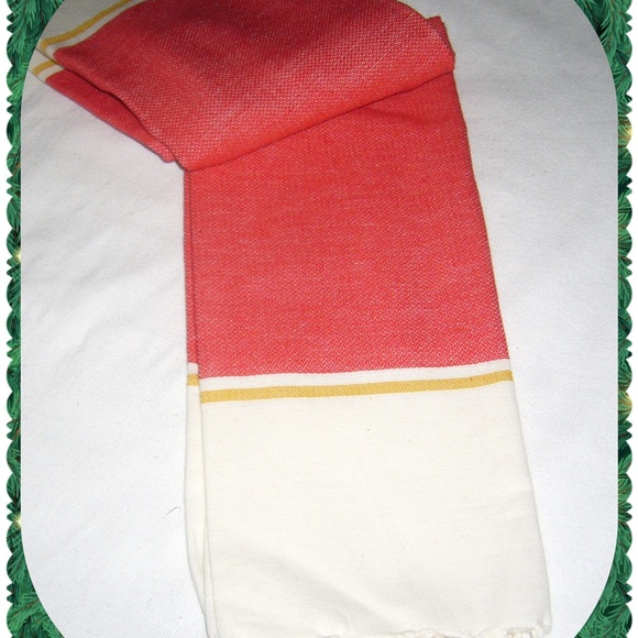 Reindeer Motif Embellished Kitchen Towel Set/2 - Picture 2 of 3